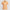 Womens Originals All Over Trefoil Polo Dusky Orange/Chalk White