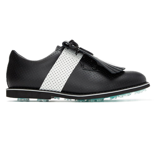 Womens Gallivanter Perforated Leather Luxe Sole Kiltie Golf Shoe Onyx