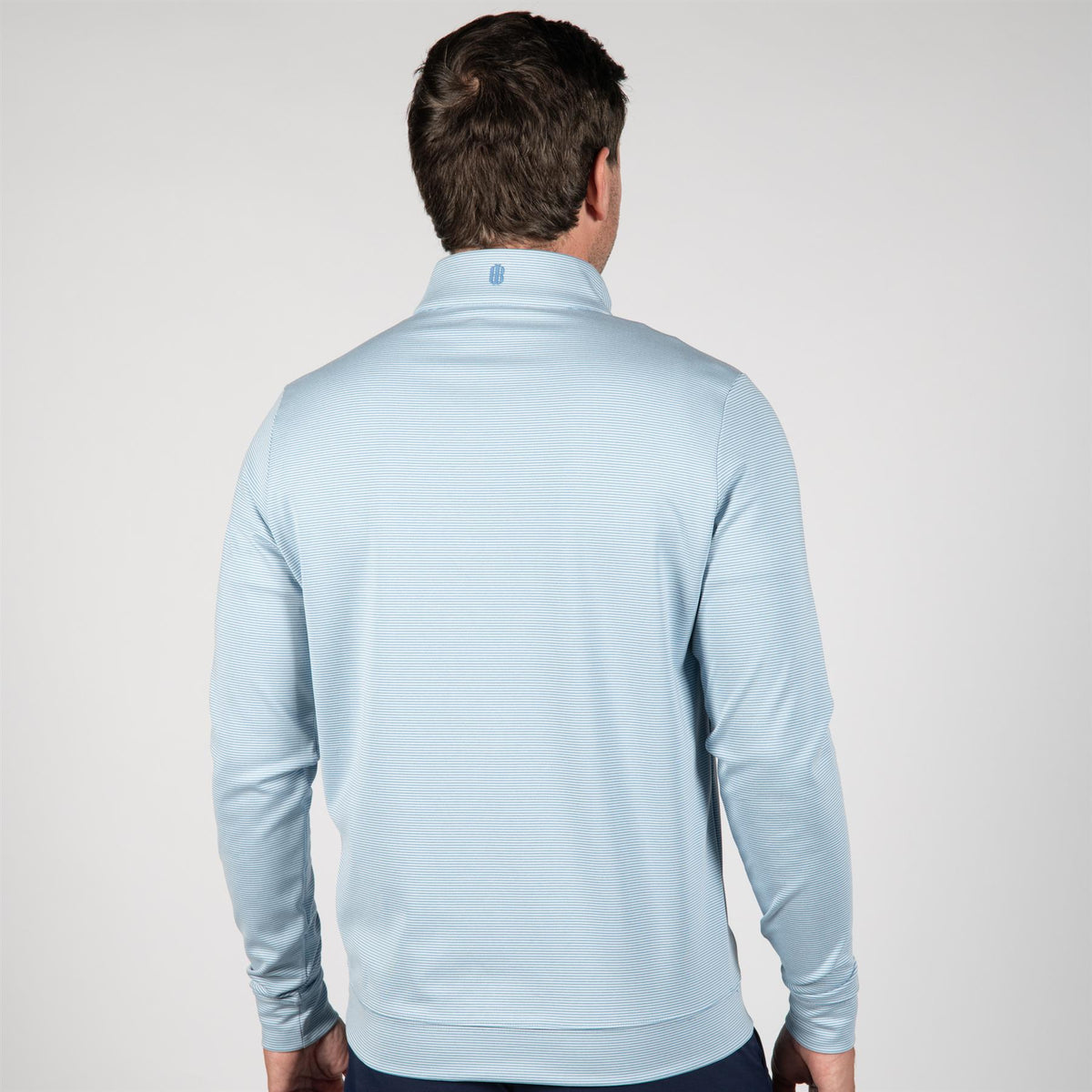 The Sherwood Pullover Mid Layer Bedford/White