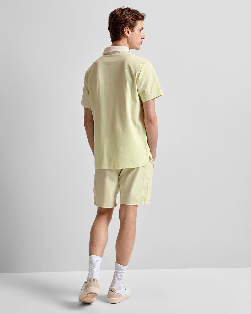 Colour Block Polo Mint