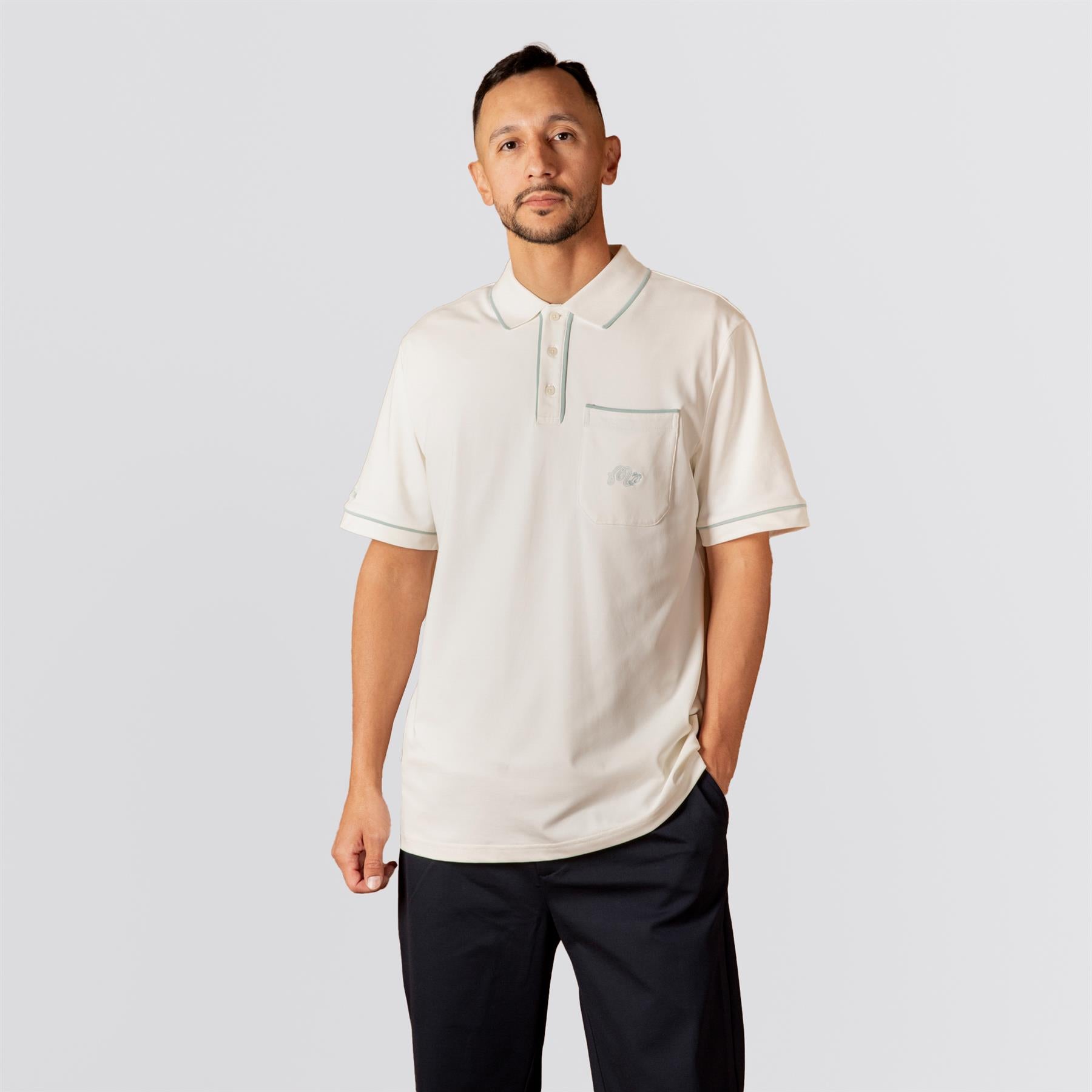 Dove Performance Pique Polo White
