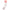 Womens Checked Crew Socks White/Coral - SS23