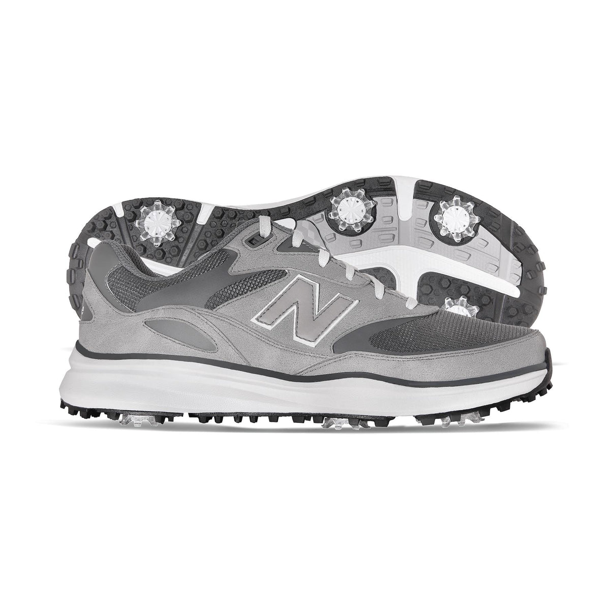 Heritage Waterproof Spiked Golf Shoes Gray