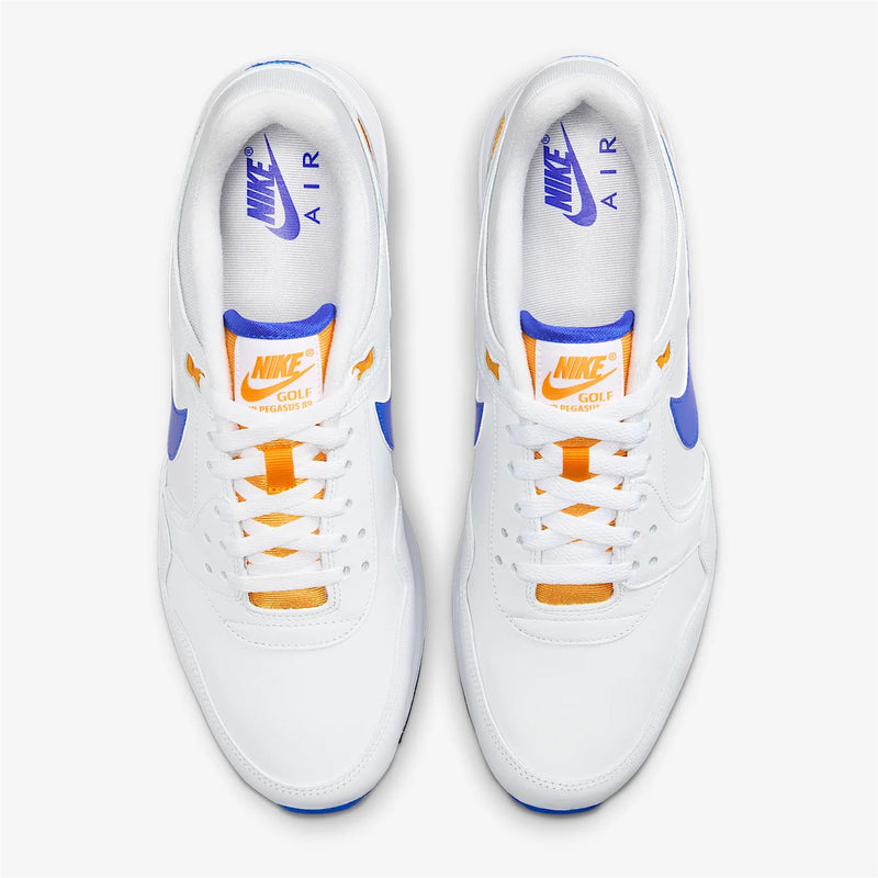 Air Pegasus '89 Golf Shoes White/Racer Blue/Orange Peel/Black