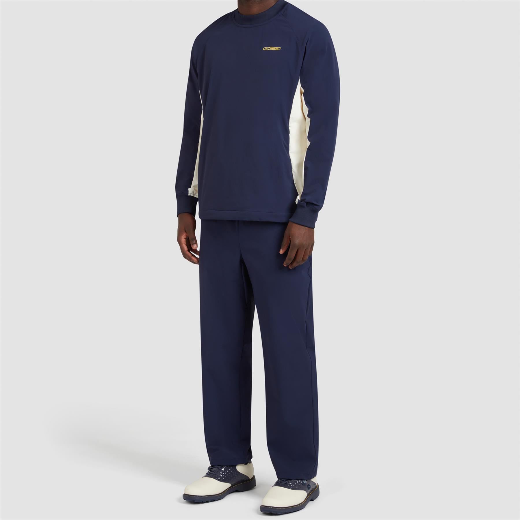 x Reebok Straight Leg Trousers Atlantic Blue