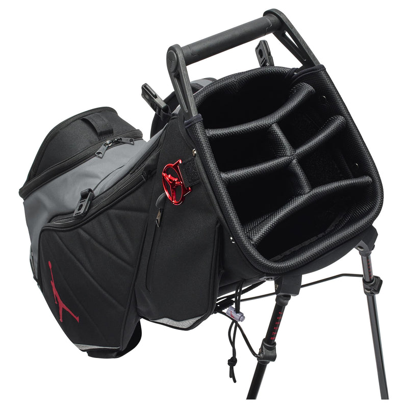 Jordan Fade Away Golf Bag Black/Cement Grey/Fire Red