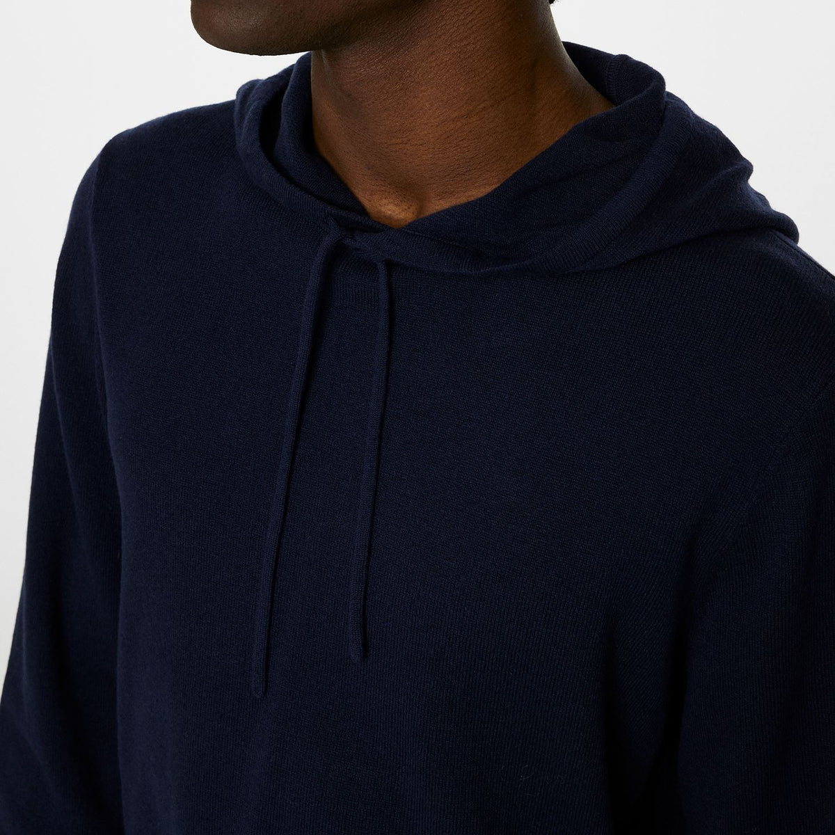 Kolton Cashmere Hoodie JL Navy