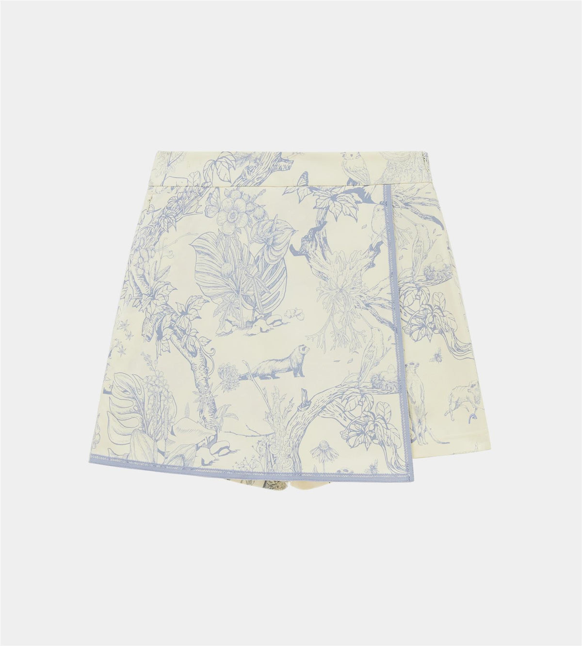 Womens Signature Skort Cream/Blue/Forest