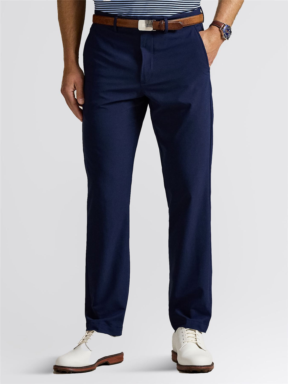 Ralph Lauren RLX Tailored Fit Performance Pants Refined Navy –