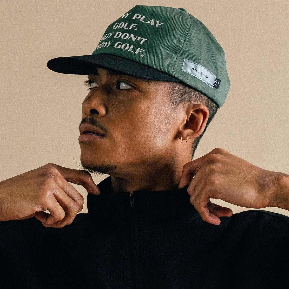 Clueless Strap Back Hat Forest