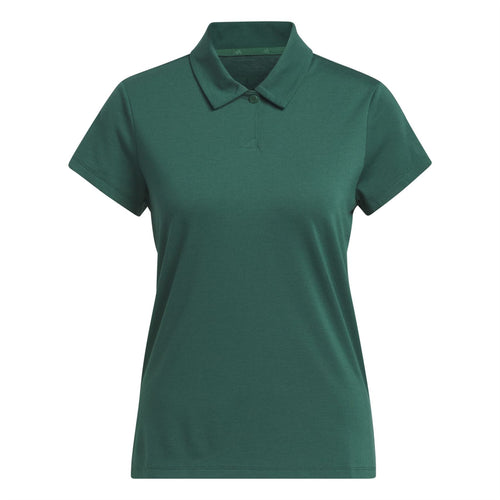 Womens Go To Heathered Polo Collegiate Green - SS24