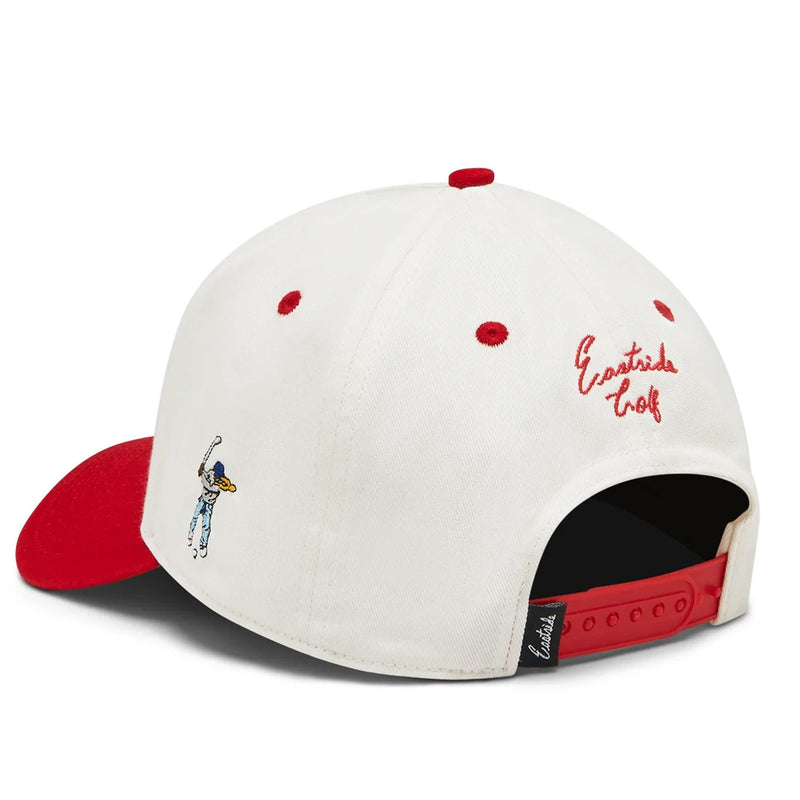 Five Panel Hat Jet Stream/True Red