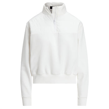 Ralph Lauren RLX Half Zip Quilted Jacket Ceramic White