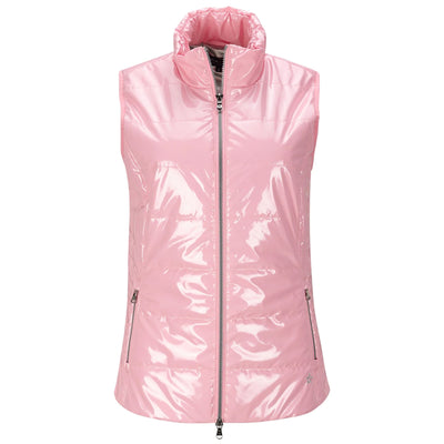 Womens The Wet Look Gilet Cotton Candy - SS24