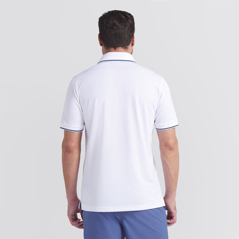 x PTC Tipped Polo White Glow/Haute Tropic