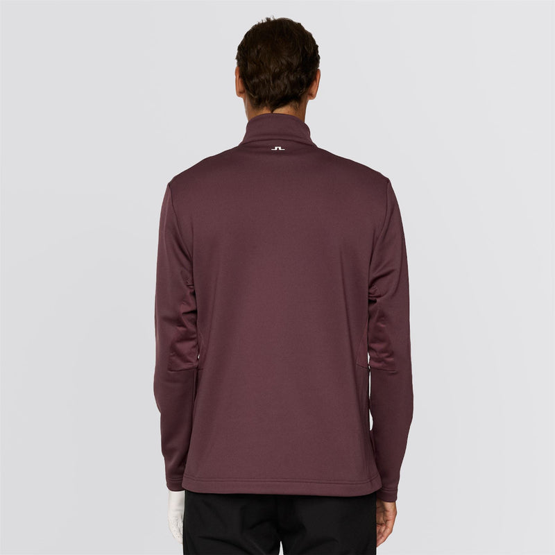 Vinnie Quarter Zip Mid Layer Huckleberry