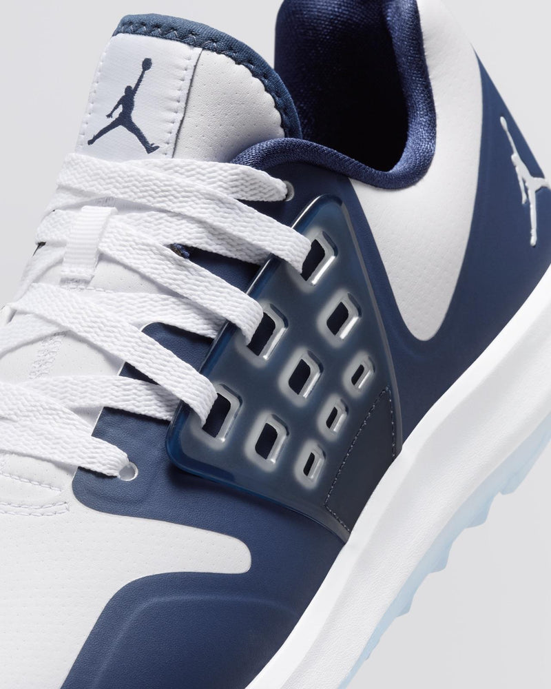 Jordan Grind Spikeless Golf Shoes White/Midnight Navy
