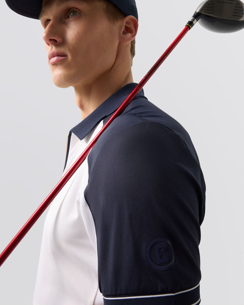 Fabius Zip Polo Shirt Off White