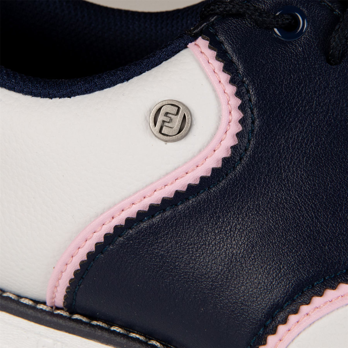 Womens Premiere BelAir Golf Shoes White/Navy/Pink