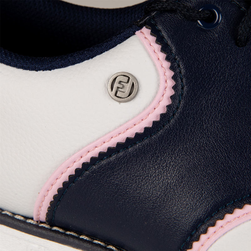 Womens Premiere BelAir Golf Shoes White/Navy/Pink