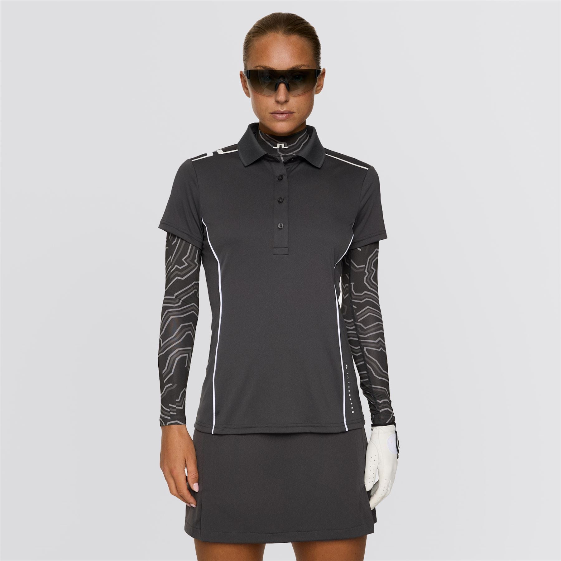 Womens Leyla Polo Asphalt
