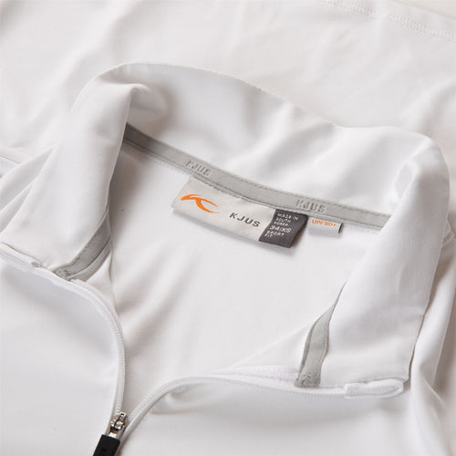 Womens Sunshine Sport Half Zip Mid Layer White