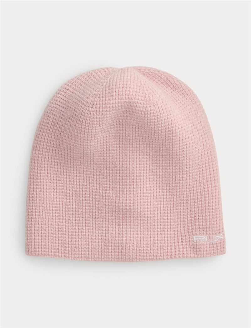 Womens Waffle Knit Beane Acacia Pink