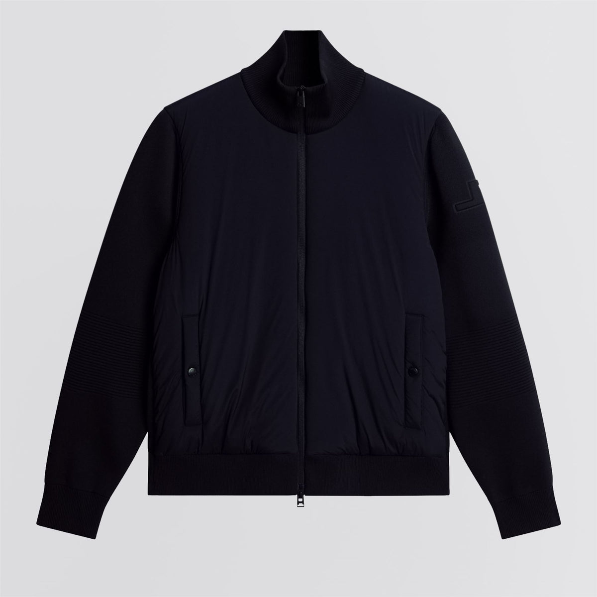 Ebbe Tech Knit Hybrid Jacket Black