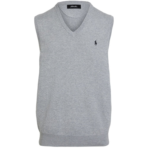 Performance Cotton-Blend Sweater Vest Andover Heather - SS24