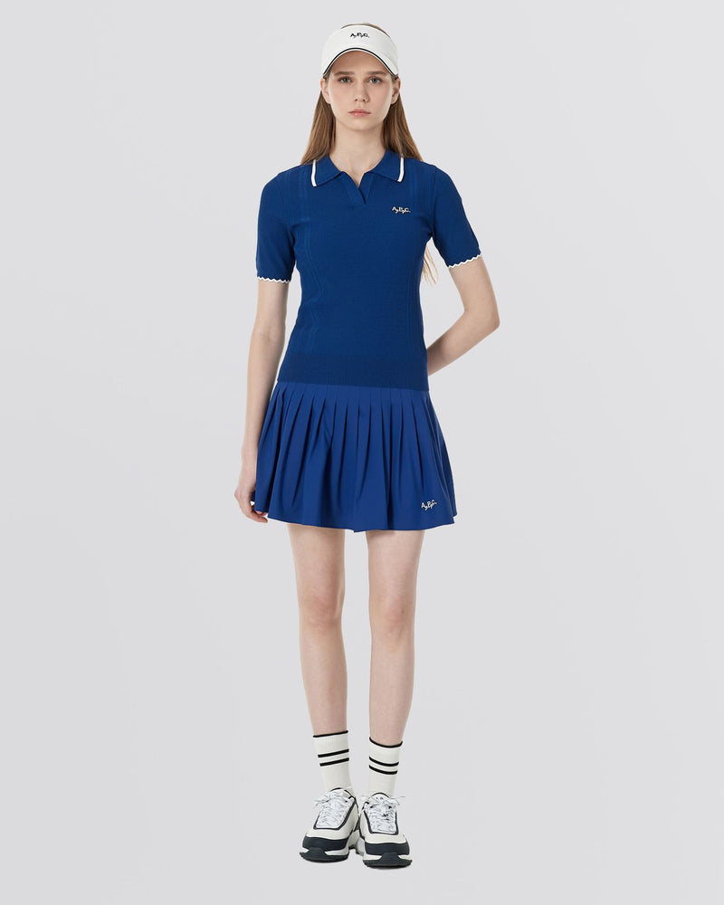 Elodie Short Sleeve Sweater Polo