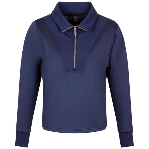 Womens Wren Quarter Zip Jacket Maltese Blue - SS25