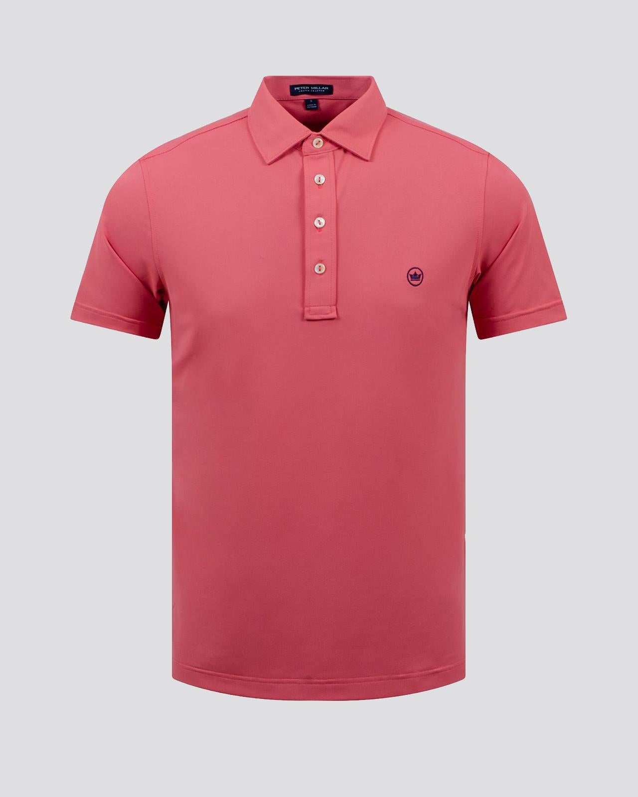 Soul Performance Mesh Polo Cape Red