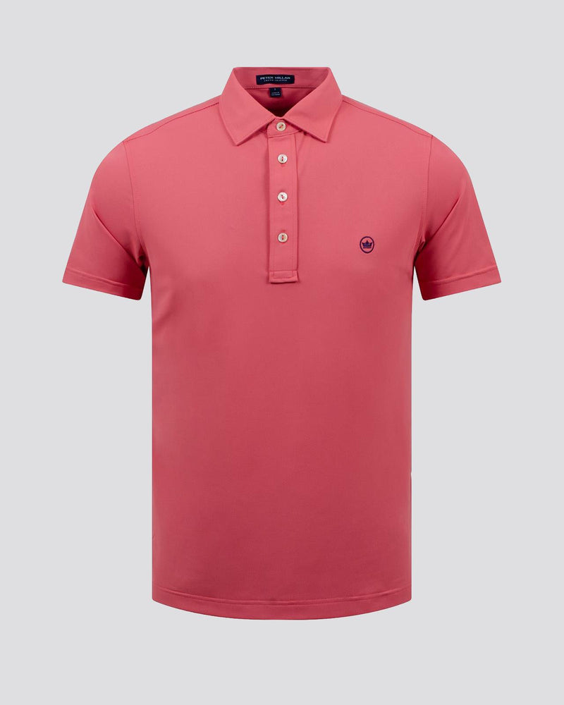 Soul Performance Mesh Polo Cape Red