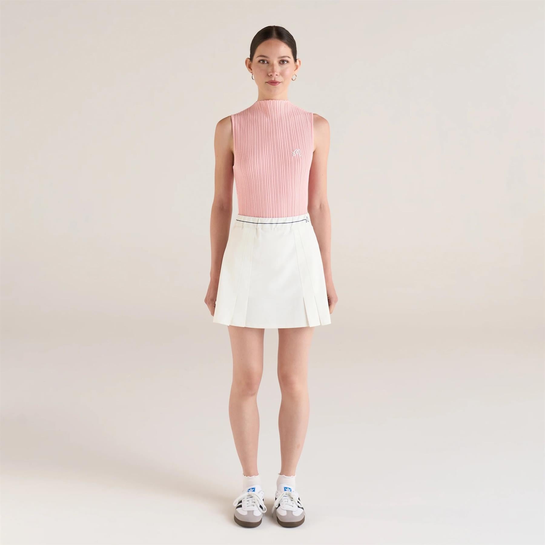 Womens Ace Sleeveless Mockneck II Dusty Rose