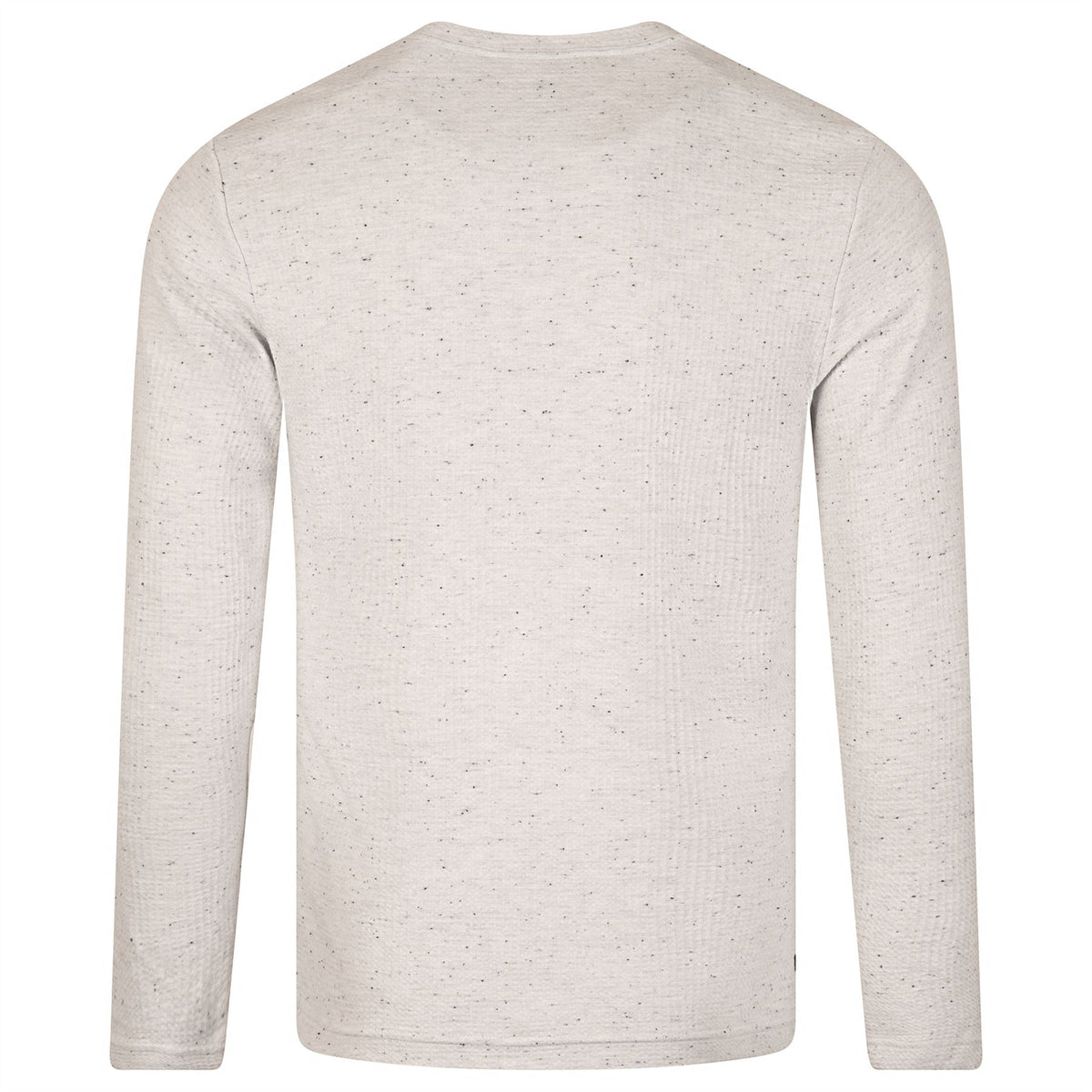 Cloud Waffle Crew Knit Heather Light Grey