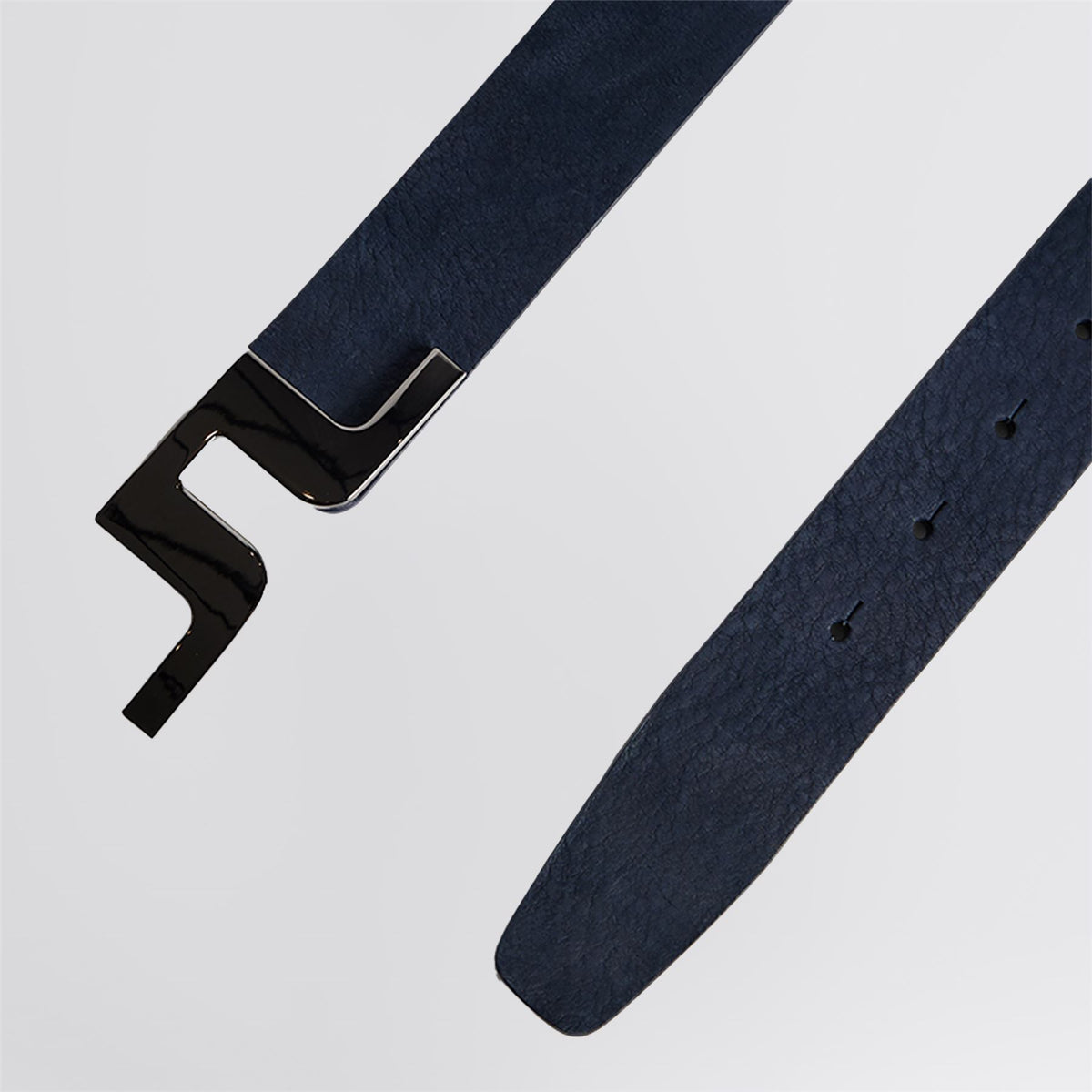 Bridger Nubuck Leather Belt JL Navy