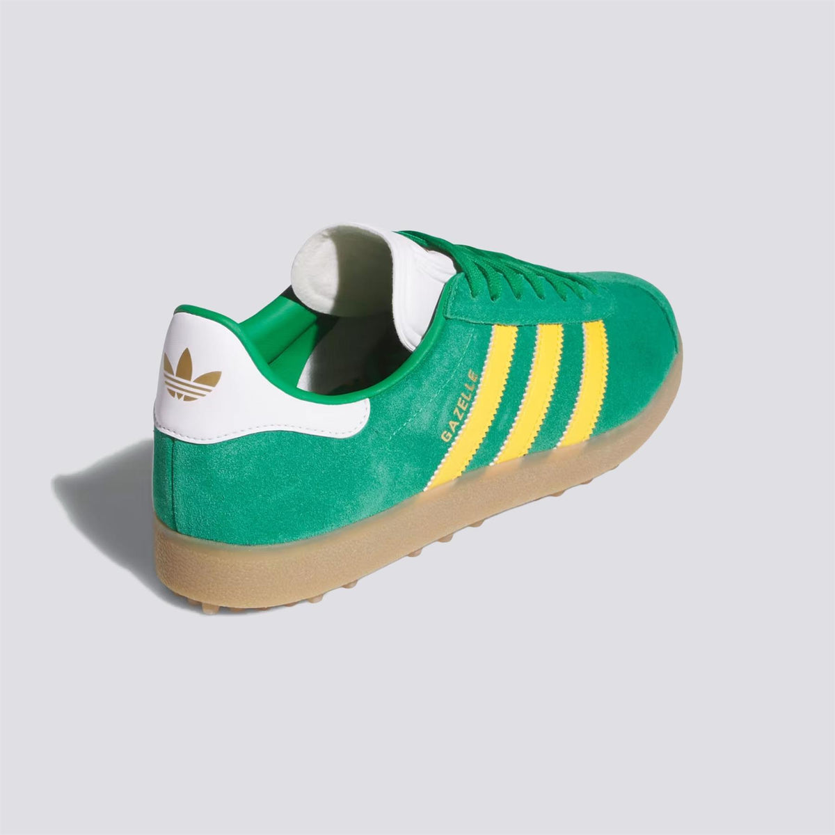 Gazelle Spikeless Golf Shoes Green/Crew Yellow/Footwear White