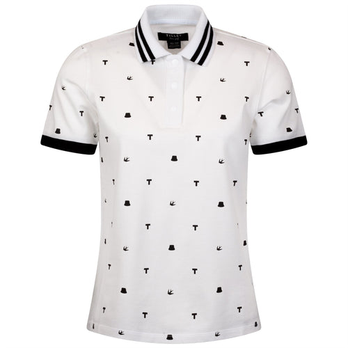 Womens Icon Polo White - AW24