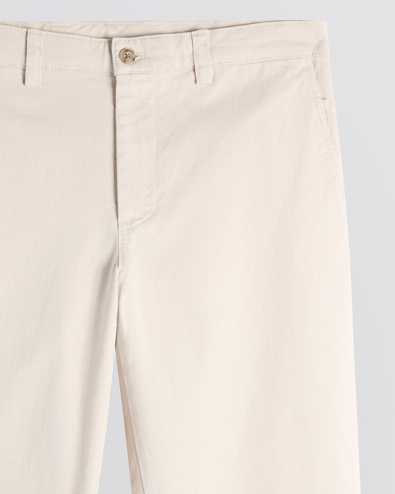 Devyn Straight Cotton Pants Moonbeam