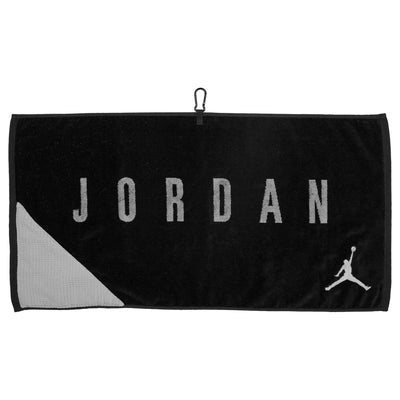 Jordan Utility Golf Towel Black/Medium Grey/Medium Grey - SS24