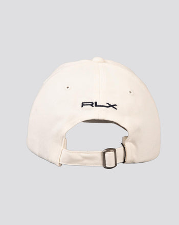 Ralph Lauren Canvas Crest Cap Cream | TRENDYGOLF USA
