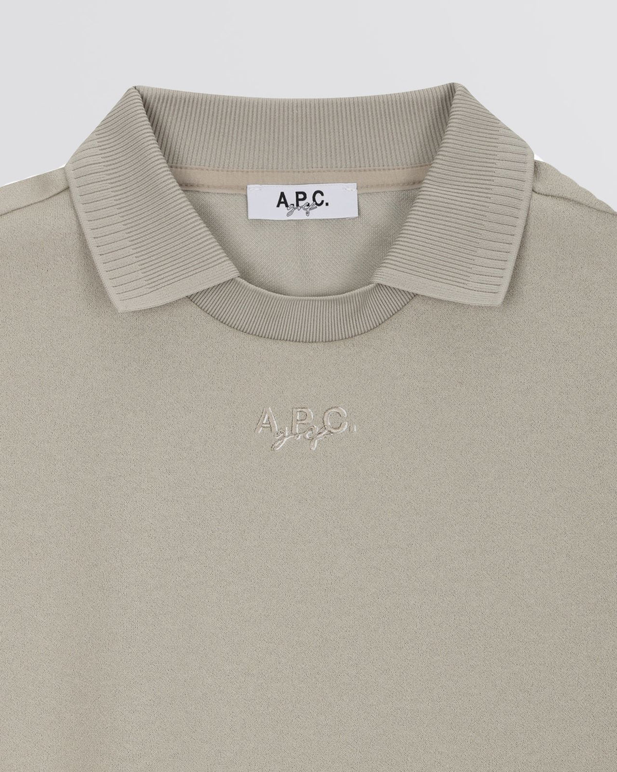 Nael Knit Polo Shirt Beige