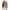 Glen Plaid Paneled Linen-Silk Cardigan Tan Multi