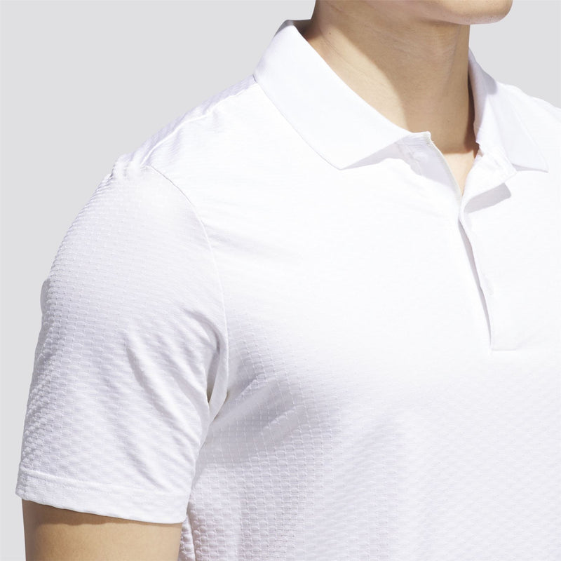 Beyond The Course Textured Polo White