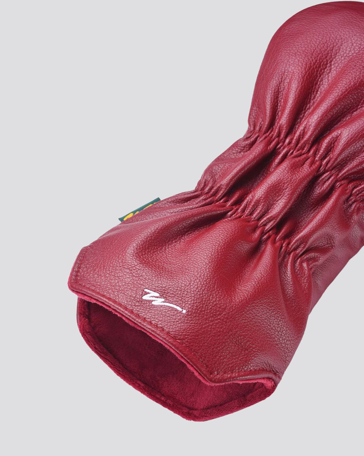 Dancing Kooka Leather Driver Cover Red