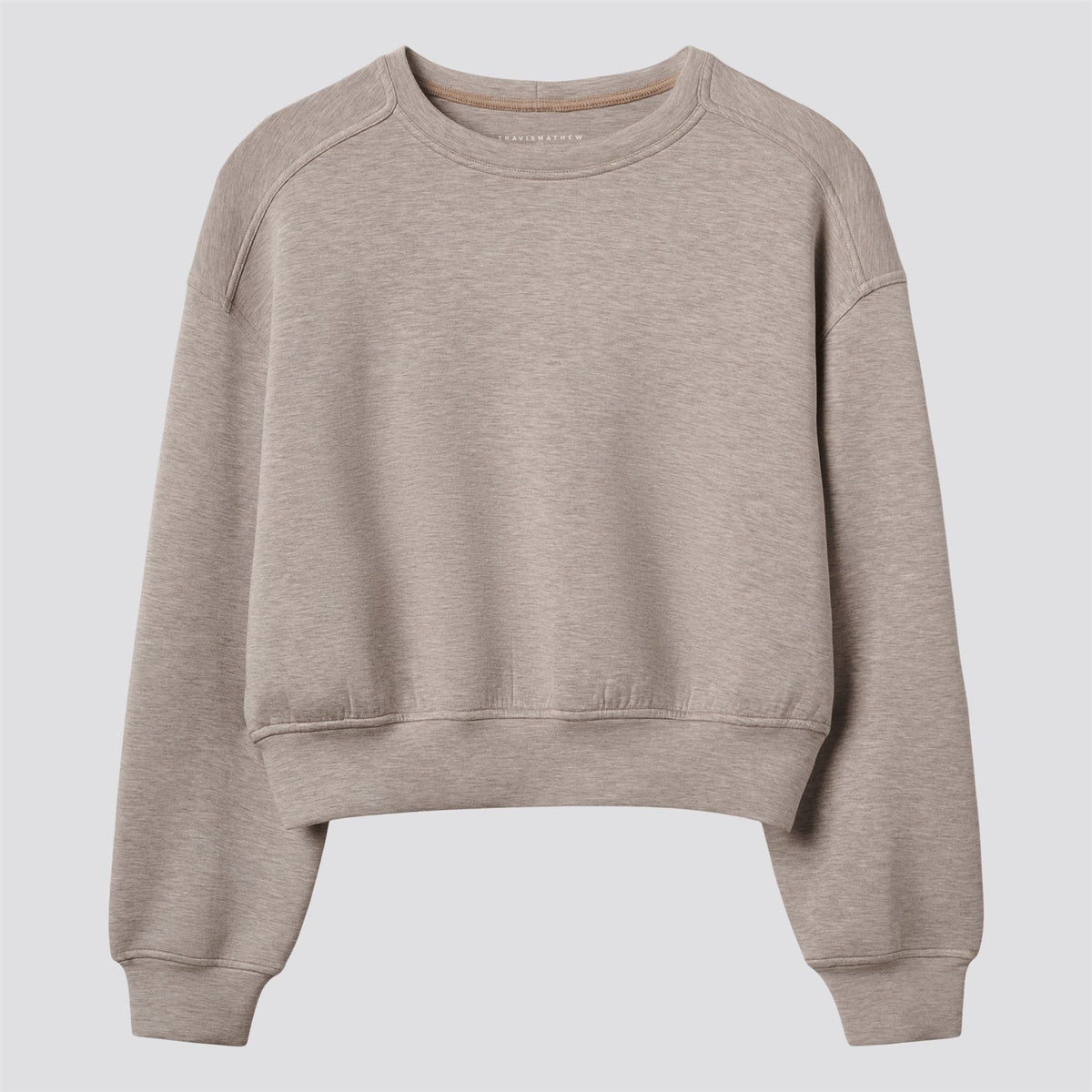 Womens Cloudscape Pullover Heather Savannah Tan