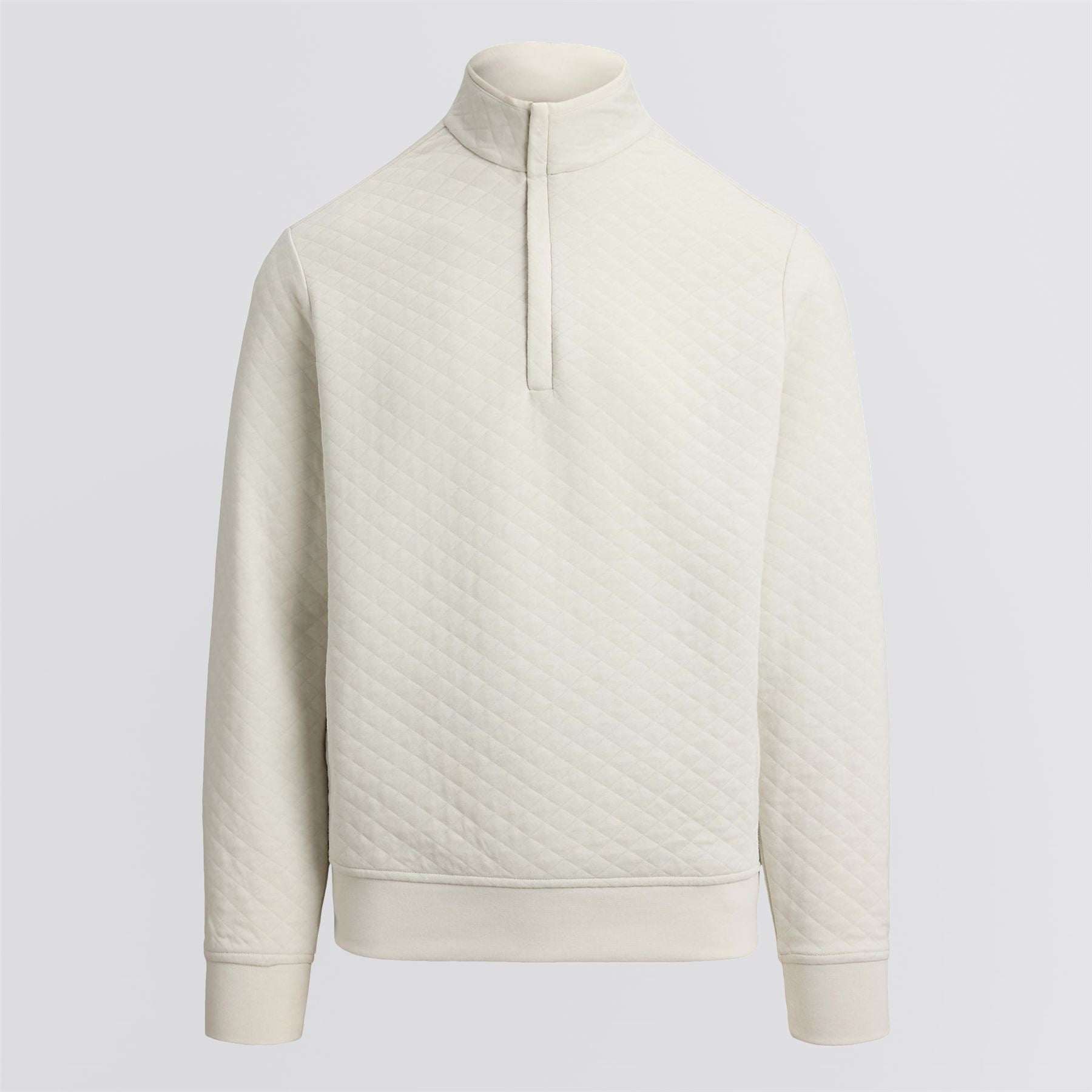 Ralph Lauren RLX Quilted Double Knit Pullover Stone Pebble