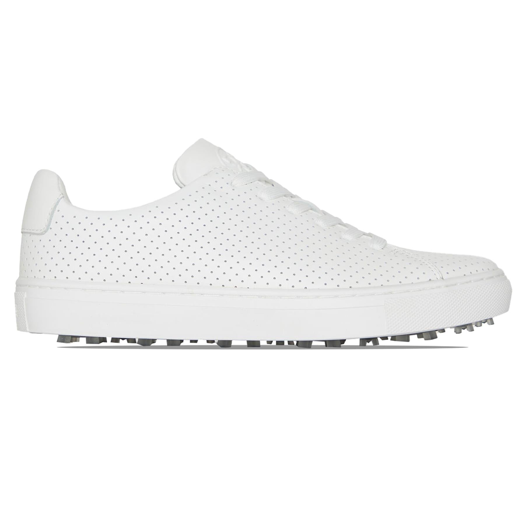 Womens Durf Perforated Leather Golf Shoe Snow