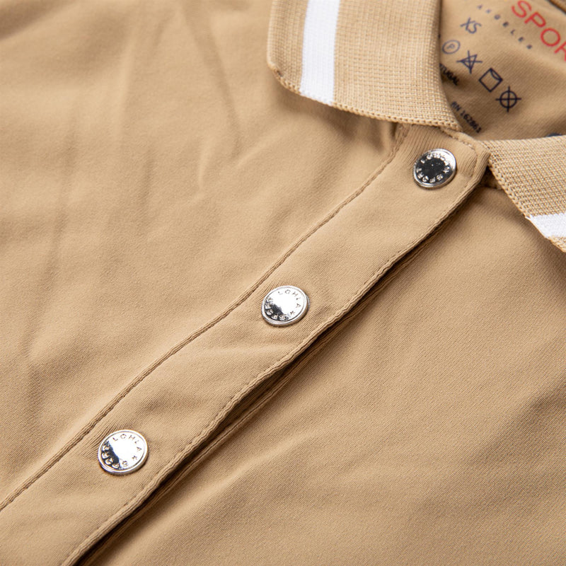 Womens The Mia Polo Khaki