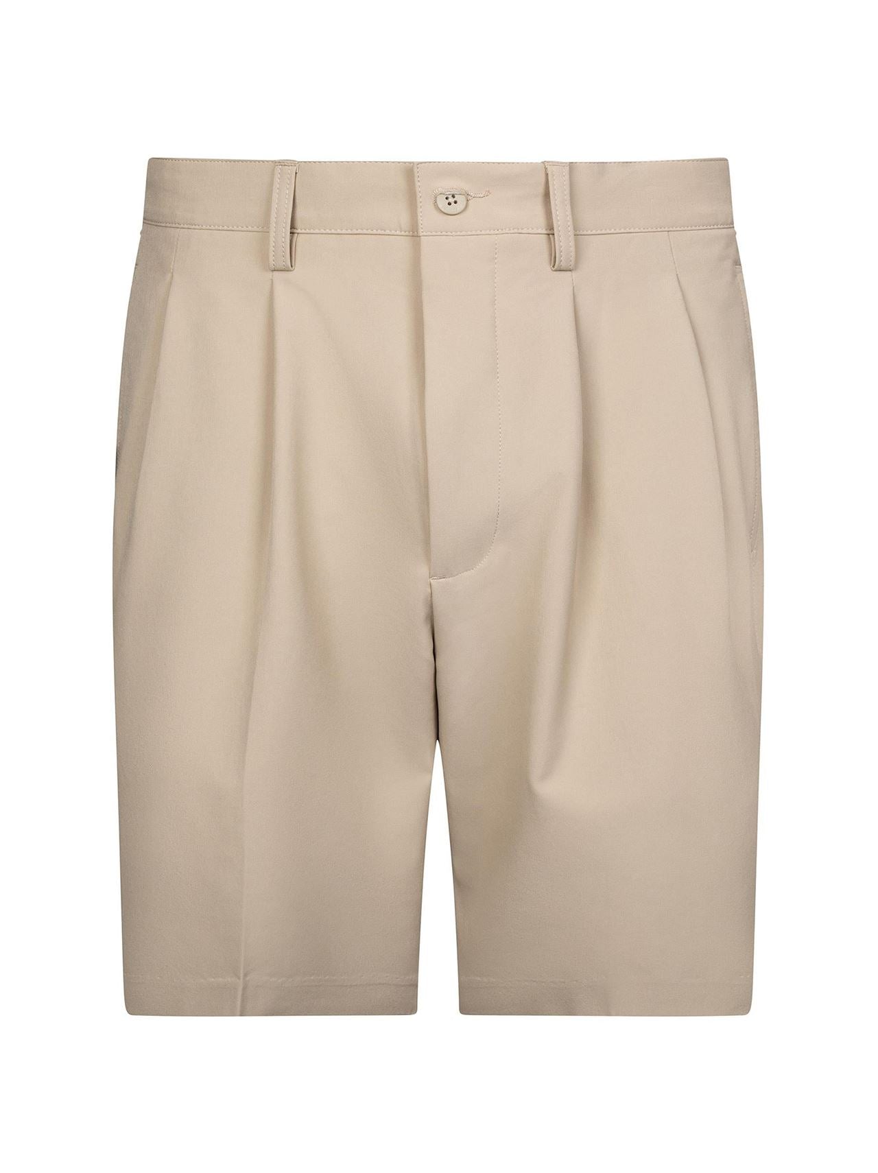 Performance Pleated Short Khaki